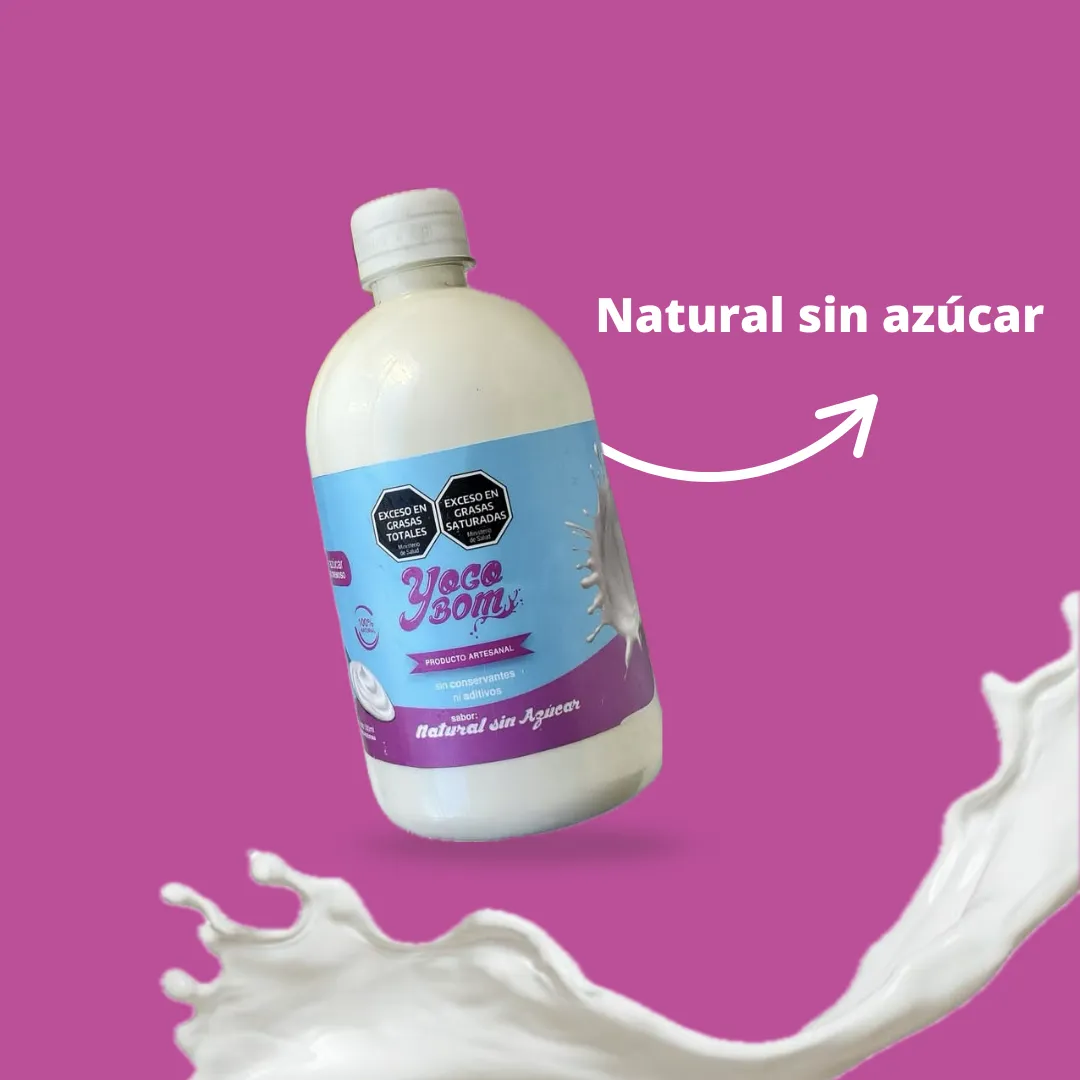 YOGOBOM Natural sin azúcar 500ml
