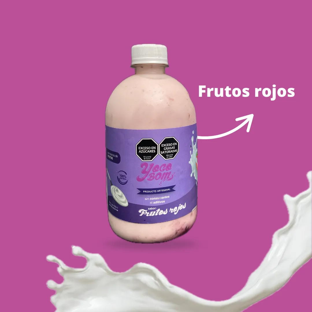YOGOBOM Frutos rojos 500ml