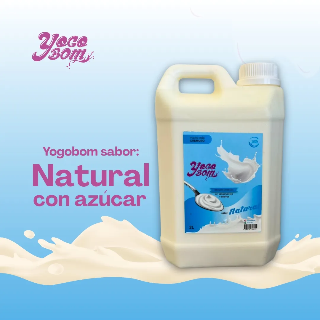 YOGOBOM  Natural 2LITROS