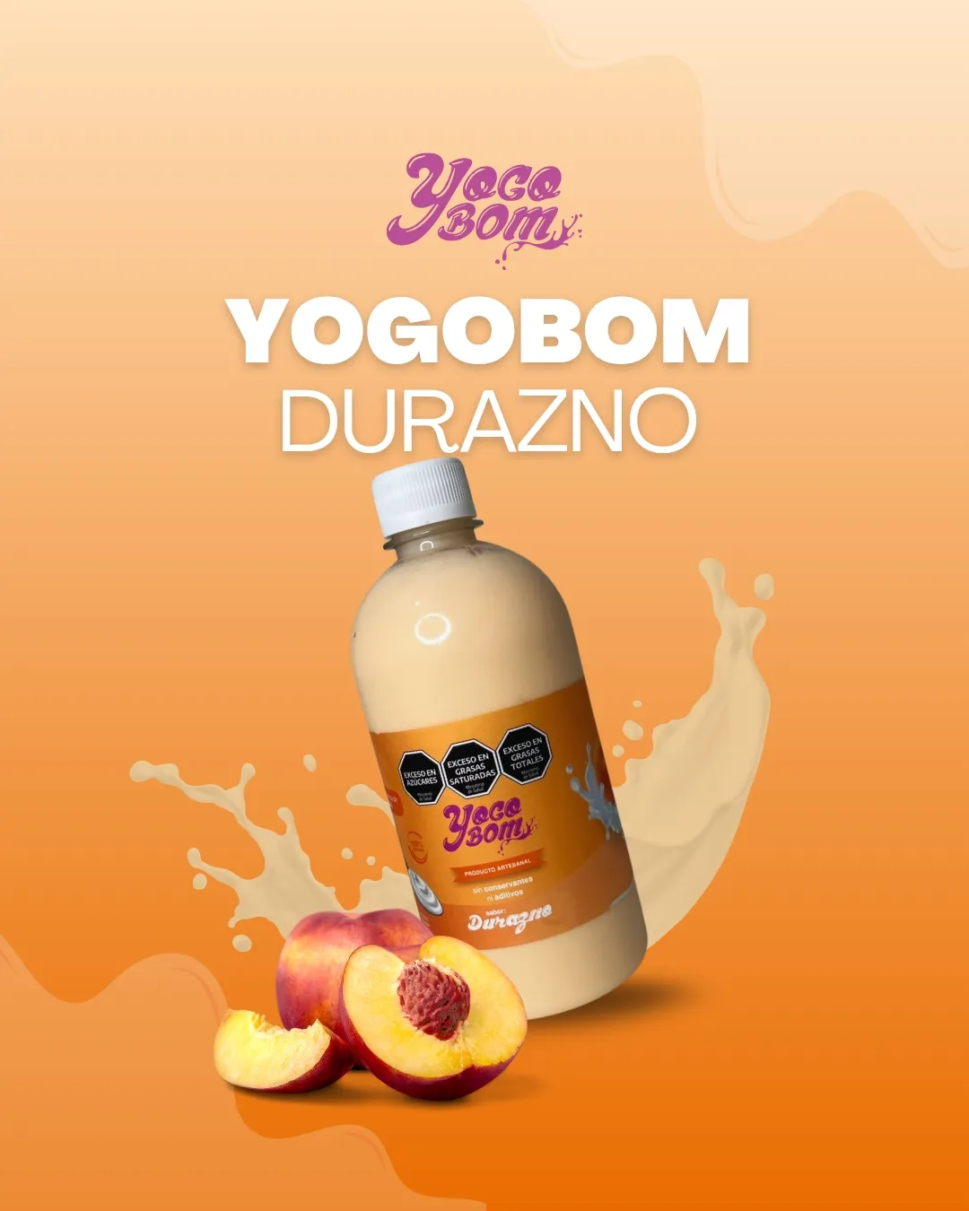 YOGOBOM Durazno  500ml